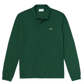 Polo Shirt Lacoste Men L1312 Long Sleeve Classic Fit Green-3