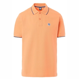 Polo-Shirt North Sails SS Polo With Graphic Herren Melon-L