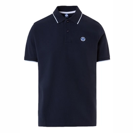 Polo-Shirt North Sails SS Polo With Graphic Herren Navy Blue-XL