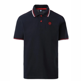 Polo-Shirt North Sails SS Polo With Logo Herren Navy Blue-L