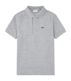 Polo Lacoste Boys Non Organic Petit Pique Argent Chine Heather
