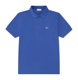 Polo Lacoste Boys Non Organic Petit Pique Bleu France