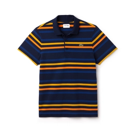 Polo Shirt Lacoste Sport Navy Blue Marino-Apricot