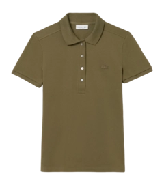 Polo Lacoste Women PF5462 Slim Fit Olive