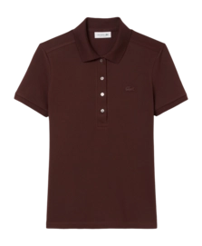 Polo Lacoste Women PF5462 Slim Fit Red Vermouth