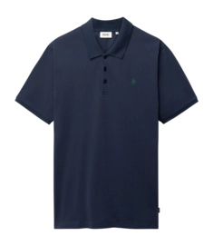 Polo Shiwi Men JUSTIN Regular Solid Blue Dark Navy