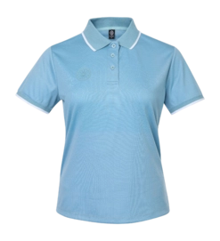 Polo The Indian Maharadja Women TKC07502 Surf Blue Pique Polo Dry Touch
