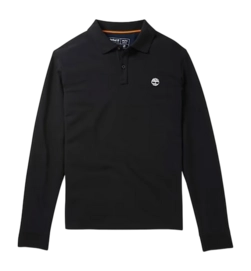 Polo Timberland LS Millers River Polo Slim Black Herren