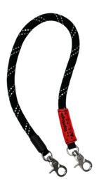 Polsband Topologie Wares Straps 10mm Wrist Strap Black Reflective