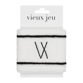 Polsband Vieux Jeu Unisex Ristie Wristband White