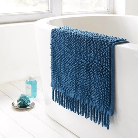 Badematte De Witte Lietaer Popple Pazifik Blau (50 x 80 cm)