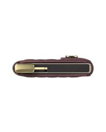 3---Emboss Diamond+ - Miniwallet - Bordeaux - Cashmere+ - Bottom