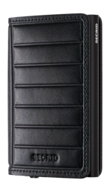Porte-Monnaie Secrid Slimwallet+ Emboss Lines Black