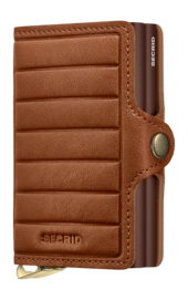 Wallet Secrid Twinwallet+ Emboss Lines Cognac
