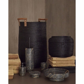 Porto accessories - Oslo towels ginger & cinnamon - Cino laundry & storage basket_bewerkt