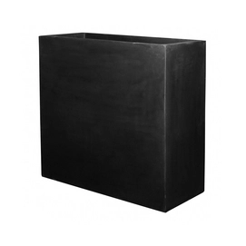 Bloempot Pottery Pots Natural Jort XL Black 100 x 45 x 100 cm