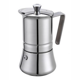 Espressokocher G.A.T. Pratika Edelstahl 4 Tassen Induktion