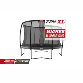 Trampoline BERG Elite Regular 430 Grey + Safety Net Deluxe XL