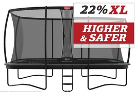 Trampoline BERG Ultim Champion Regular 410 Grey + Safety Net Deluxe XL
