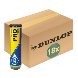 Tennisball  Dunlop Pro Tour Bipack (Paket 18 x 4)