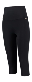 Legging Deblon Women Capri Leggings High Waistband Black
