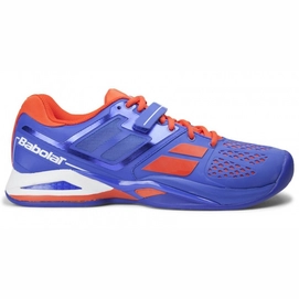 Chaussures de Tennis Babolat Propulse Clay Men Blue Red-Taille 40,5