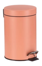 Prullenbak Kela Monaco Met Pedaal Peachy Pink 3 L