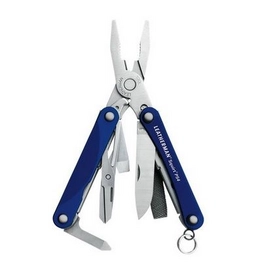 Multitool Squirt PS4 Blauw Clampack Leatherman