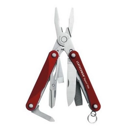 Multitool Squirt PS4 Rood + Giftbox Leatherman