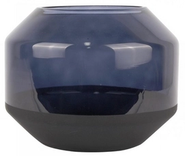 Vaas PT Living Majestic Glass Dark Blue Wide