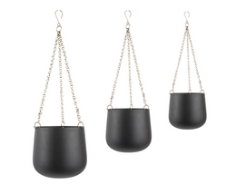Bloempot PT Living Cask Iron Black