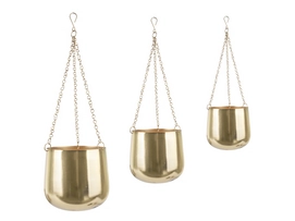 Bloempot PT Living Cask Iron Gold