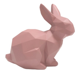 Origami Bunny PT Living Sitting Matte Pink