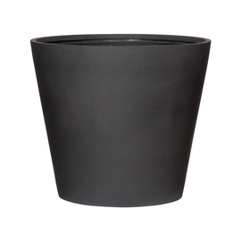 Bloempot Pottery Pots Refined Bucket M Volcano Black 58 x 50 cm