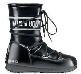 Moon Boot Puddle Jumper Mid Black White