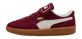 PUMA Youth Palermo Premium SD Ruby Shimmer-Frosted Ivory-PUMA Gold