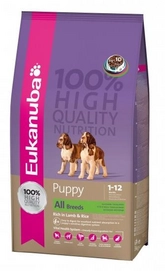 Hondenbrokken Eukanuba Puppy Lam en Rijst 12 kg