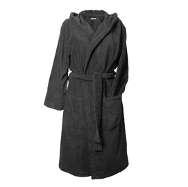 Badjas Pure Anthracite Micro Cotton Essenza