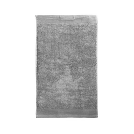 Serviette Invités Essenza Pure Gris Souris Coton Microfibre (33 x 50 cm)