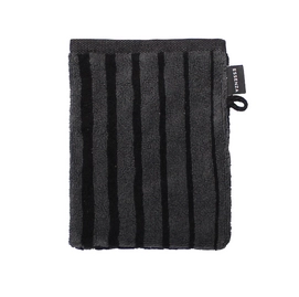 Waschlappen Essenza Pure Stripe Schwarz Baumwolle