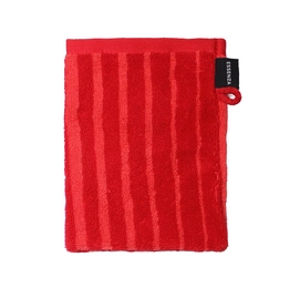 Washandje Pure Stripe Coral Katoen Badstof Essenza