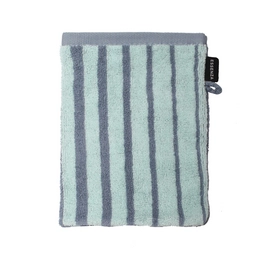 Washandje Pure Stripe Blue Katoen Badstof Essenza
