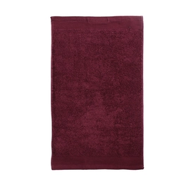 Gästehandtuch Essenza Pure Weinrot Micro-Baumwolle (33 x 50 cm)