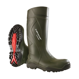 Regenlaars Dunlop Purofort+ Groen Onbeveiligd-Schoenmaat 46