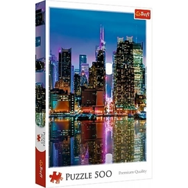 Puzzel Trefl Manhatten bij Volle Maan (500 stukjes)