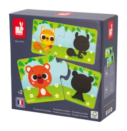 Puzzelspel Janod Dieren En Hun Schaduw