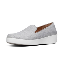 FitFlop Audrey Glitzy Loafer Silver