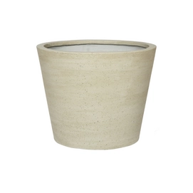 Bloempot Pottery Pots Cement and Stone Bucket M Beige Washed 49,5 x 40 cm