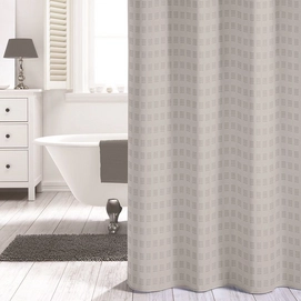 Rideau de Douche Sealskin Quadretta Gris