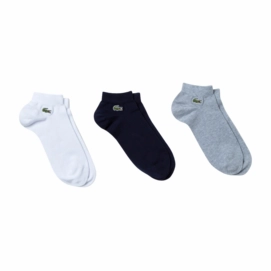 Chaussettes Lacoste Unisex RA4183 Silver Chine/Navy Blue-White